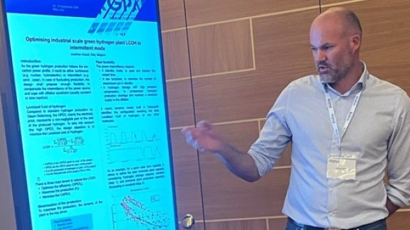 Jonathan Girault, Rely Process Engineer, presentating at GPAE 2024 in Milan (Italy).